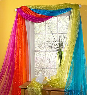 rainbow window decorations-rainbow bedrooms-rainbow themed